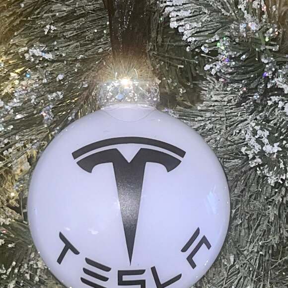 Tesla Christmas Tree Ornament| Customized Present| White Elephant Gift, Vehicle - Picture 6 of 14